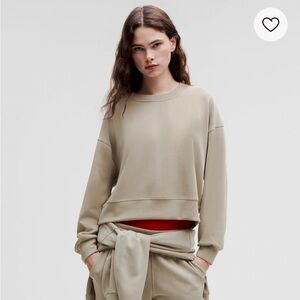 Lululemon Softstream perfectly oversized crop crew